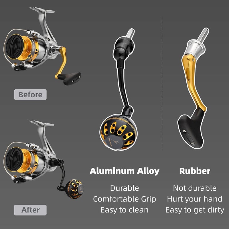 GOMEXUS Power Handle,Shimano Fishing Reel Replacement Parts Compatible for Sahara FI - Image 4